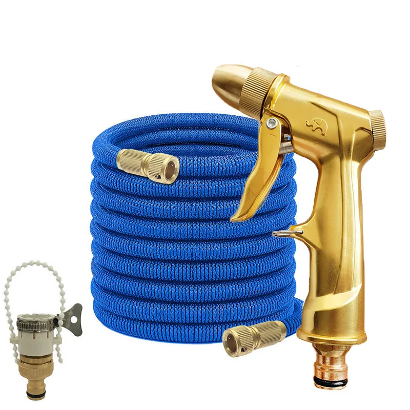 Selling Retractable Garden Watering Hose Wear-Resistant flexible Garden Hose 16 FT-100FT Car Wash Weapon Nozzle For the Garden
Selling Retractable Garden Watering Hose Wear-Resistant flexible Garden Hose 16 FT-100FT Car Wash Weapon Nozzle For the Garden
