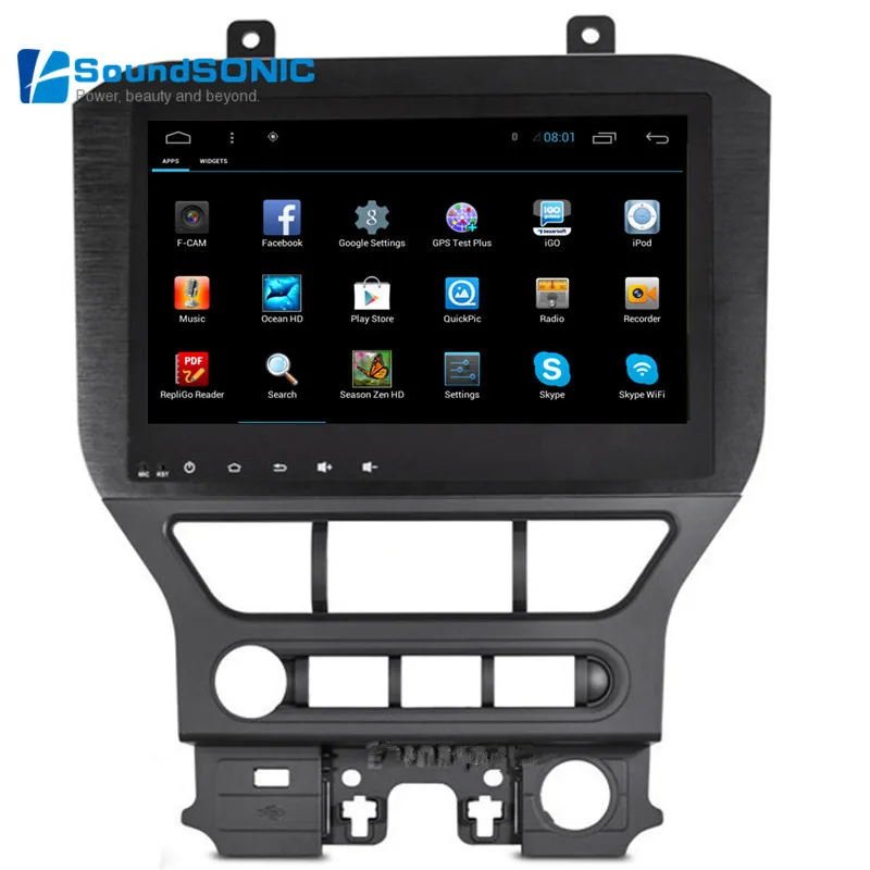 10.2Inch Full Touch Screen Android 6.0 Car Radio GPS Special for Ford Mustang 2015 2016 with Manual AC Wifi 1024*600 HD Screen
10.2Inch Full Touch Screen Android 6.0 Car Radio GPS Special for Ford Mustang 2015 2016 with Manual AC Wifi 1024*600 HD Screen