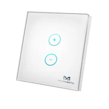 Z-wave plus MCO Home Glass Touch Dimmer MH-DT411 60x60mm light dimmer switch energy metering function EU868.42MHz
Z-wave plus MCO Home Glass Touch Dimmer MH-DT411 60x60mm light dimmer switch energy metering function EU868.42MHz