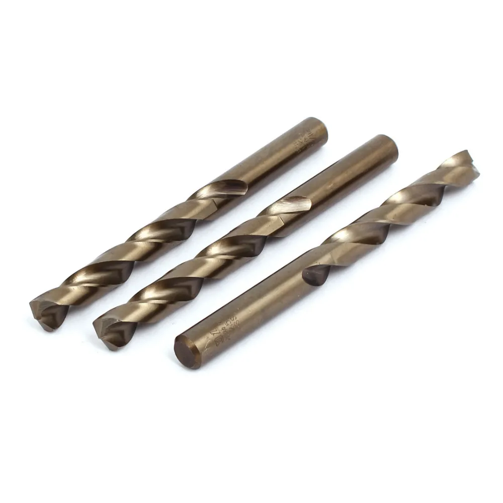 Uxcell High Quality 3pcs Electrical Tool 9.5-13mm Dia. HSS M35 Straight Shank Twist Drill Bits Drilling Tool Champagne
Uxcell High Quality 3pcs Electrical Tool 9.5-13mm Dia. HSS M35 Straight Shank Twist Drill Bits Drilling Tool Champagne