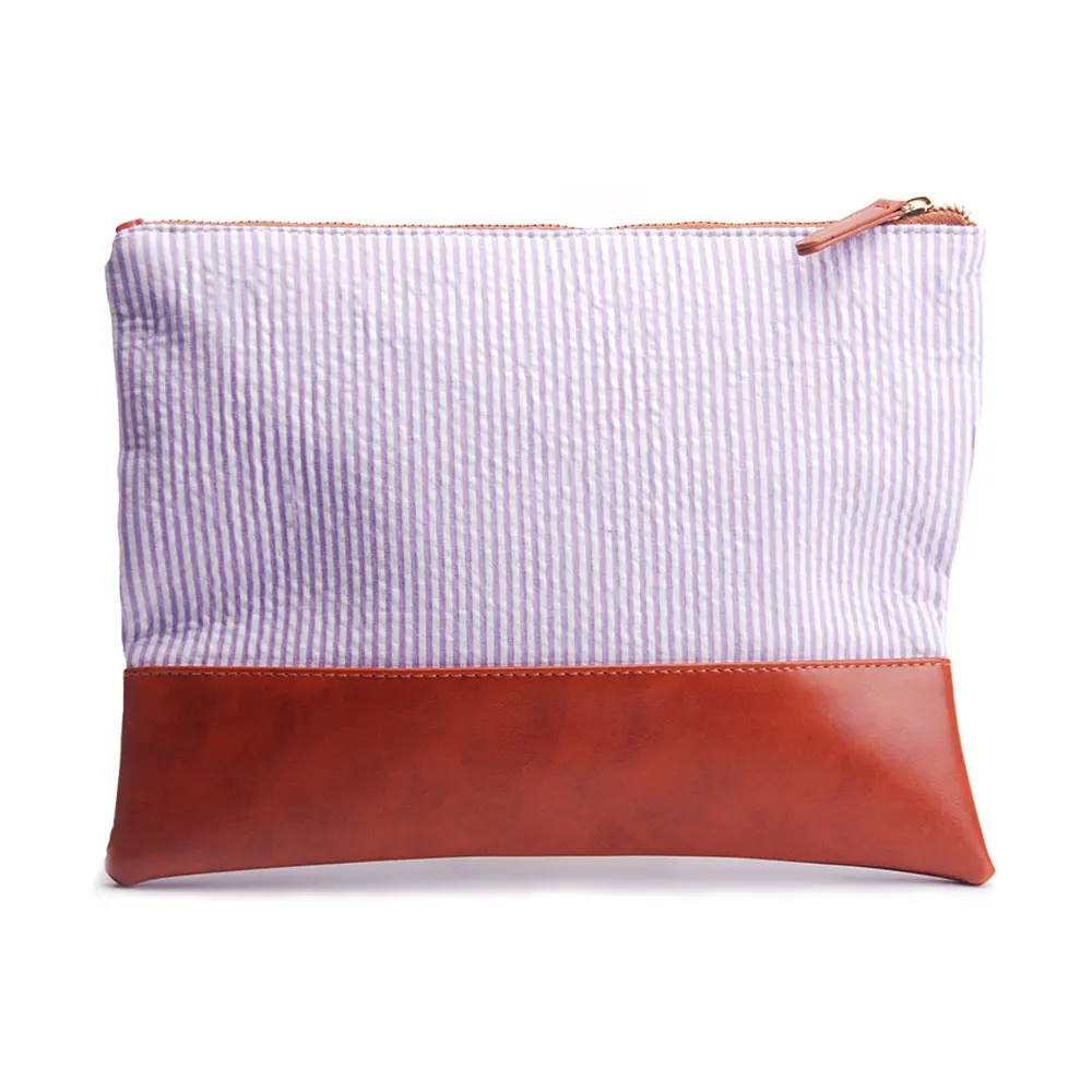 Fashion Ladies Travel Cosmetic Bag Seersucker PU Toiletry Women Clutch Purse For Make Up Zipper Pouch Bridesmaid Gifts
Fashion Ladies Travel Cosmetic Bag Seersucker PU Toiletry Women Clutch Purse For Make Up Zipper Pouch Bridesmaid Gifts