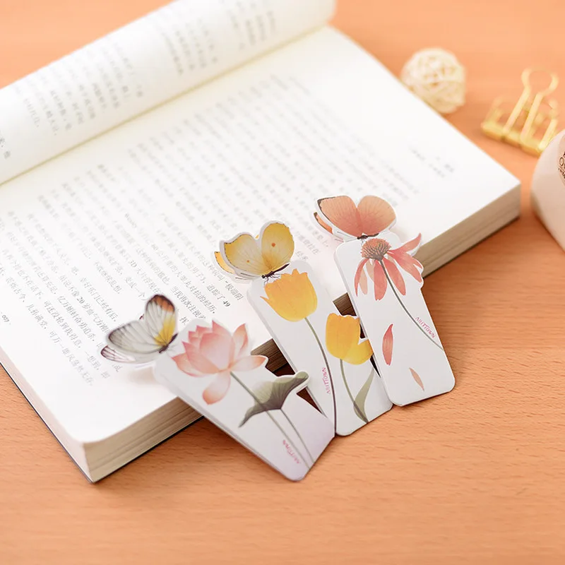 5 PCS Bookmark Butterfly Style Teacher's Gift Book Marker Stationery Gift Realistic Cute Kawaii Cartoon 3d Bookmark
5 PCS Bookmark Butterfly Style Teacher's Gift Book Marker Stationery Gift Realistic Cute Kawaii Cartoon 3d Bookmark