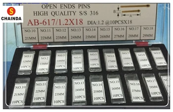 1.2mm Stainless Steel Split Pins for Watch Strap/Bracelet Links for Adding Removing Links and Strap Repairs
1.2mm Stainless Steel Split Pins for Watch Strap/Bracelet Links for Adding Removing Links and Strap Repairs
