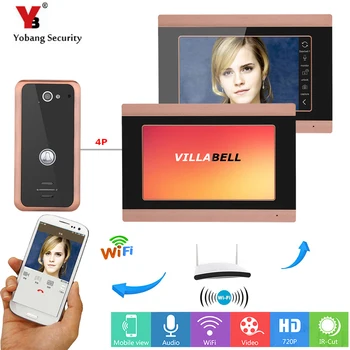 YobangSecurity APP Remote Control Video Intercom 7 Inch Monitor Wifi Wireless Video Door Phone Doorbell Camera Intercom System
YobangSecurity APP Remote Control Video Intercom 7 Inch Monitor Wifi Wireless Video Door Phone Doorbell Camera Intercom System