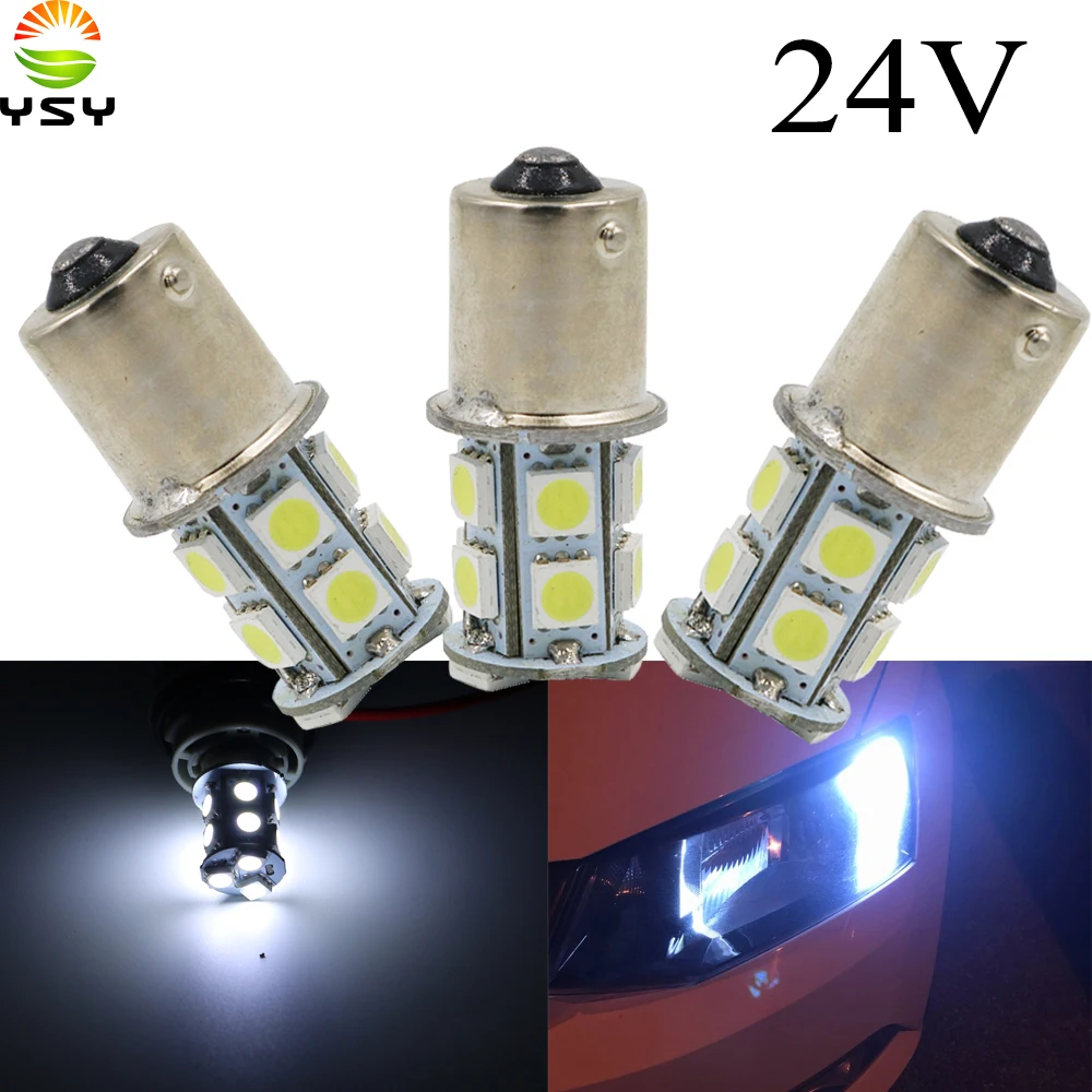 YSY 500X P21W 1156 BA15S 1157 Bay15d 5050 13 SMD Car LED Bulb Auto Rear Turn Signal Lights brake Reverse Parking Backup Lamp 24V
YSY 500X P21W 1156 BA15S 1157 Bay15d 5050 13 SMD Car LED Bulb Auto Rear Turn Signal Lights brake Reverse Parking Backup Lamp 24V
