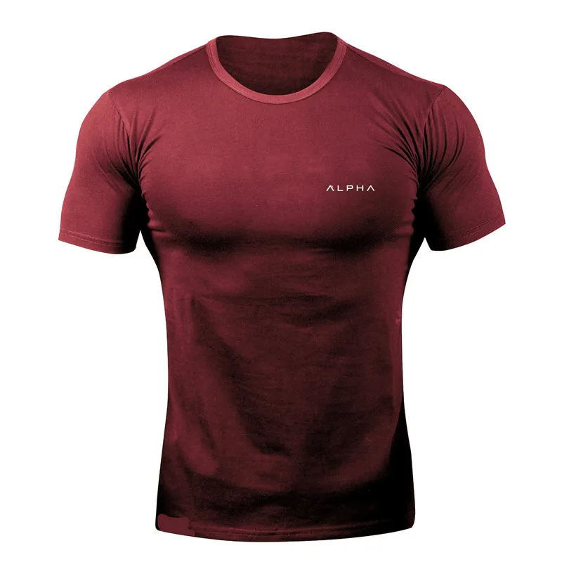 2019 Summer Men Tee Shirts Cotton Elastic Breathable Short Sleeve Shirts Men T Shirt Gyms Muscle Fitness Tops Tees
2019 Summer Men Tee Shirts Cotton Elastic Breathable Short Sleeve Shirts Men T Shirt Gyms Muscle Fitness Tops Tees