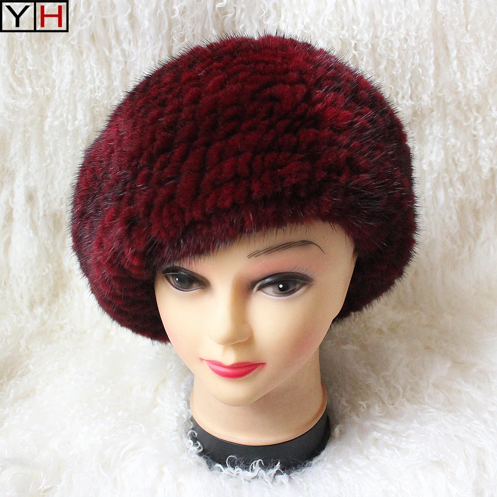 Winter Handmade Knitted Mink Fur Hats 100%Natural Mink Fur Caps Female Winter Warm Real Fur Caps Fashion Headgear
Winter Handmade Knitted Mink Fur Hats 100%Natural Mink Fur Caps Female Winter Warm Real Fur Caps Fashion Headgear