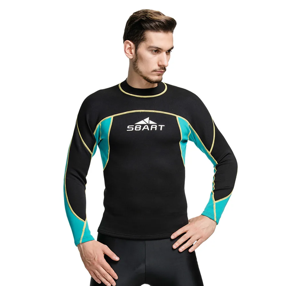 SBART 2mm Neoprene Men Swimming Snorkeling Wetsuit Swimwear Kite Surfing Long Sleeve Tops& T-Shirt Scuba Diving Beach Rash Guard
SBART 2mm Neoprene Men Swimming Snorkeling Wetsuit Swimwear Kite Surfing Long Sleeve Tops& T-Shirt Scuba Diving Beach Rash Guard
