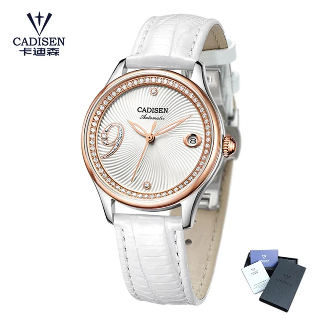 CADISEN Fashion Women Watch Automatic Mechanical Watches Ladies Luxury Brand Waterproof Wristwatch Sapphire Crystal Dial Clock
CADISEN Fashion Women Watch Automatic Mechanical Watches Ladies Luxury Brand Waterproof Wristwatch Sapphire Crystal Dial Clock