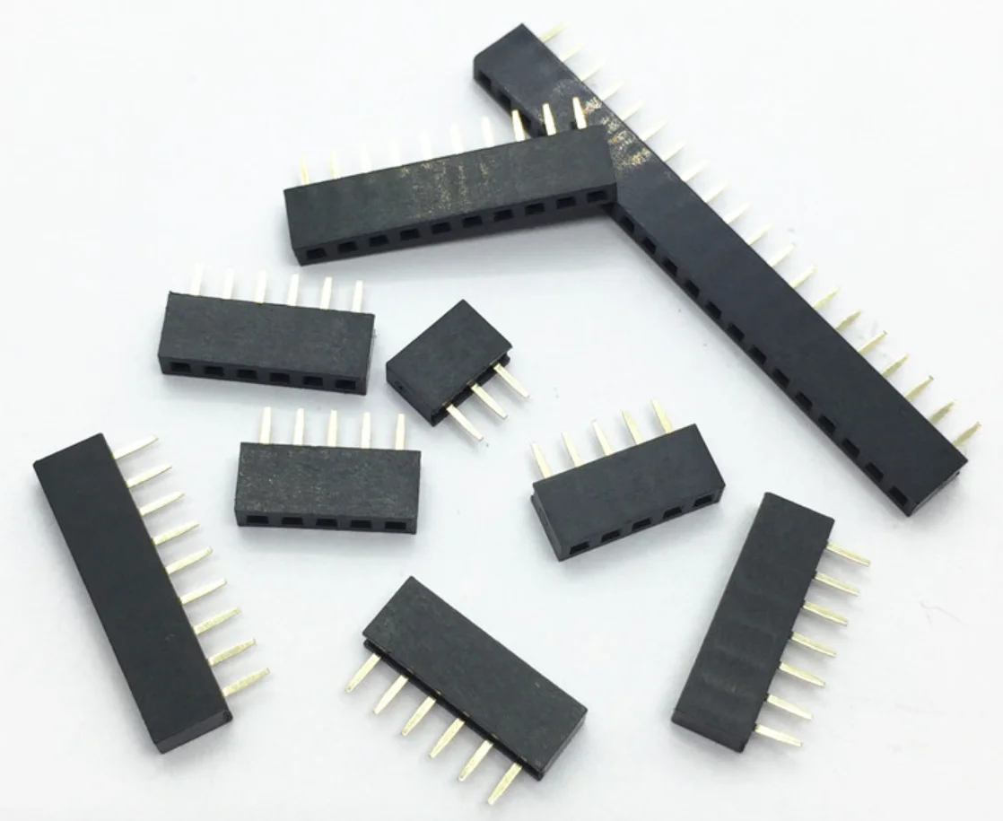 10Pcs 2mm 2.0mm Pitch 5 Pin Female Single Row Straight Pin Header Strip