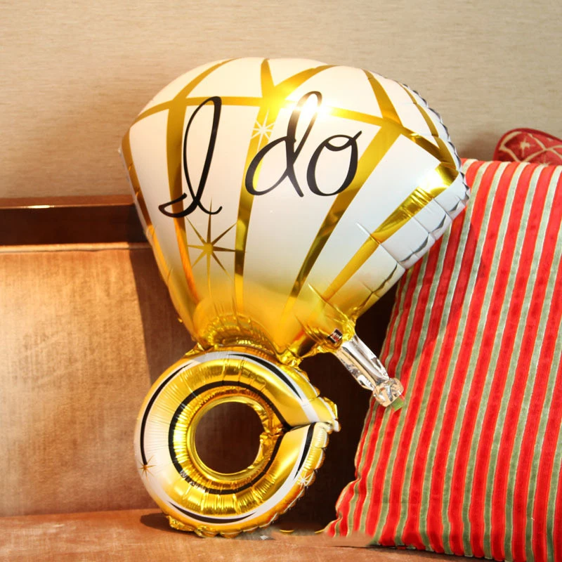 70*50cm Diamond Ring on the Ring Shape Aluminum Balloons Wedding Decoration Holiday Party
70*50cm Diamond Ring on the Ring Shape Aluminum Balloons Wedding Decoration Holiday Party
