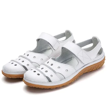Women Sandals Plus Size Split Leather Soft Bottom 2019 Summer Flat Shoes Woman Leisure Sandal Cut-out Mothers Sandalias SH060401
Women Sandals Plus Size Split Leather Soft Bottom 2019 Summer Flat Shoes Woman Leisure Sandal Cut-out Mothers Sandalias SH060401