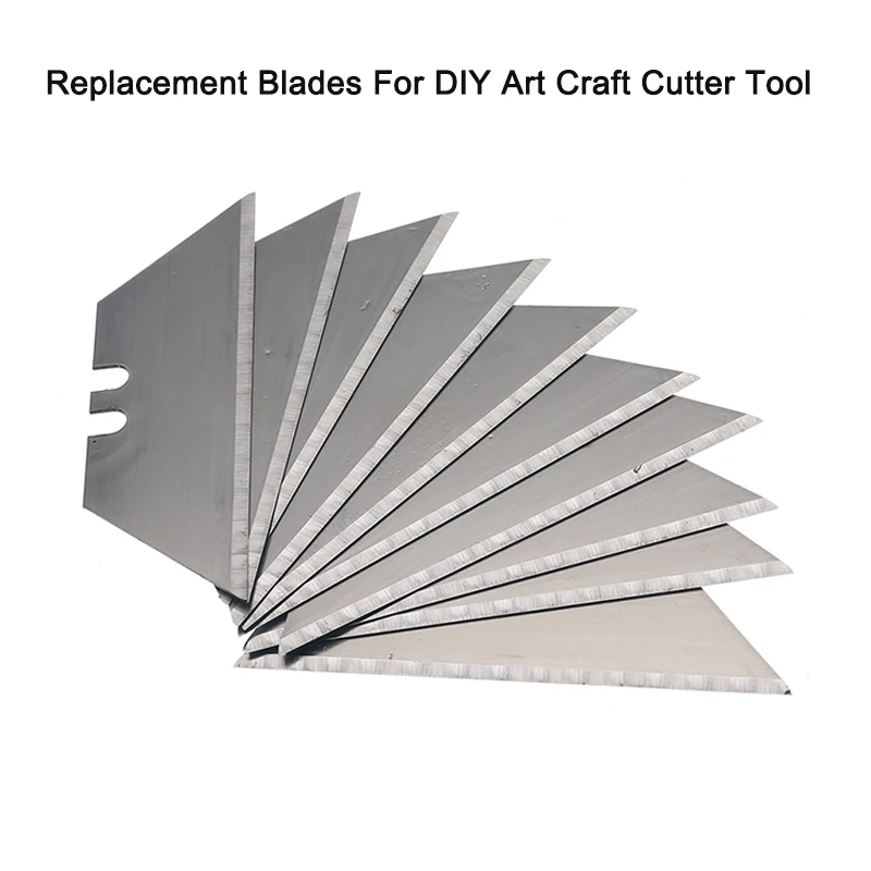 10Pcs Special Knife Blades Steel Material Utility Knife Trapezoid Blades Replacement DIY Art Craft Cutter Tool
10Pcs Special Knife Blades Steel Material Utility Knife Trapezoid Blades Replacement DIY Art Craft Cutter Tool