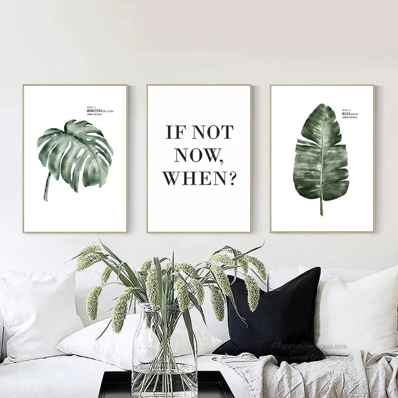 Plants Poster Nordic Wall Art Canvas Prints Quotes Painting Canvas Print Leaf Poster Paintings For Living Room Wall Unframed
Plants Poster Nordic Wall Art Canvas Prints Quotes Painting Canvas Print Leaf Poster Paintings For Living Room Wall Unframed