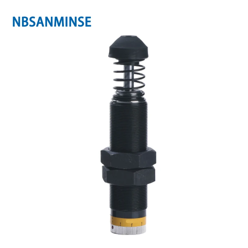 NBSANMINSE AD64 Adjustable Shock Absorber without Cap / With Cap for Pneumatic and Hydraulic Application
NBSANMINSE AD64 Adjustable Shock Absorber without Cap / With Cap for Pneumatic and Hydraulic Application