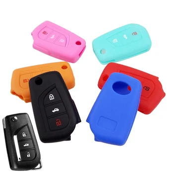 3 Button Silicone Flip Key Cover Fit For Toyota Auris Corolla Rav4 Avensis Yaris Verso Aygo Remote Case Fob Shell 2014 2015-2017
3 Button Silicone Flip Key Cover Fit For Toyota Auris Corolla Rav4 Avensis Yaris Verso Aygo Remote Case Fob Shell 2014 2015-2017