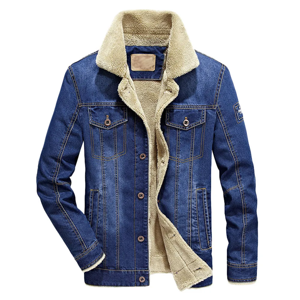M-6XL men jacket and coats brand clothing denim jacket Fashion Men's Autumn Winter Pocket Coat winter outwear male cowboy
M-6XL men jacket and coats brand clothing denim jacket Fashion Men's Autumn Winter Pocket Coat winter outwear male cowboy