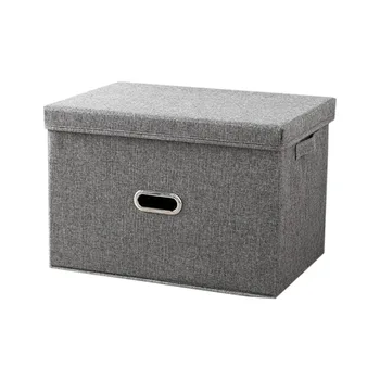 CHFL Fashion and Simple Style Storage Box, Collapsible Linen Fabric Clothing Storage Basket, Toy Box, Organizer with Lids, for
CHFL Fashion and Simple Style Storage Box, Collapsible Linen Fabric Clothing Storage Basket, Toy Box, Organizer with Lids, for