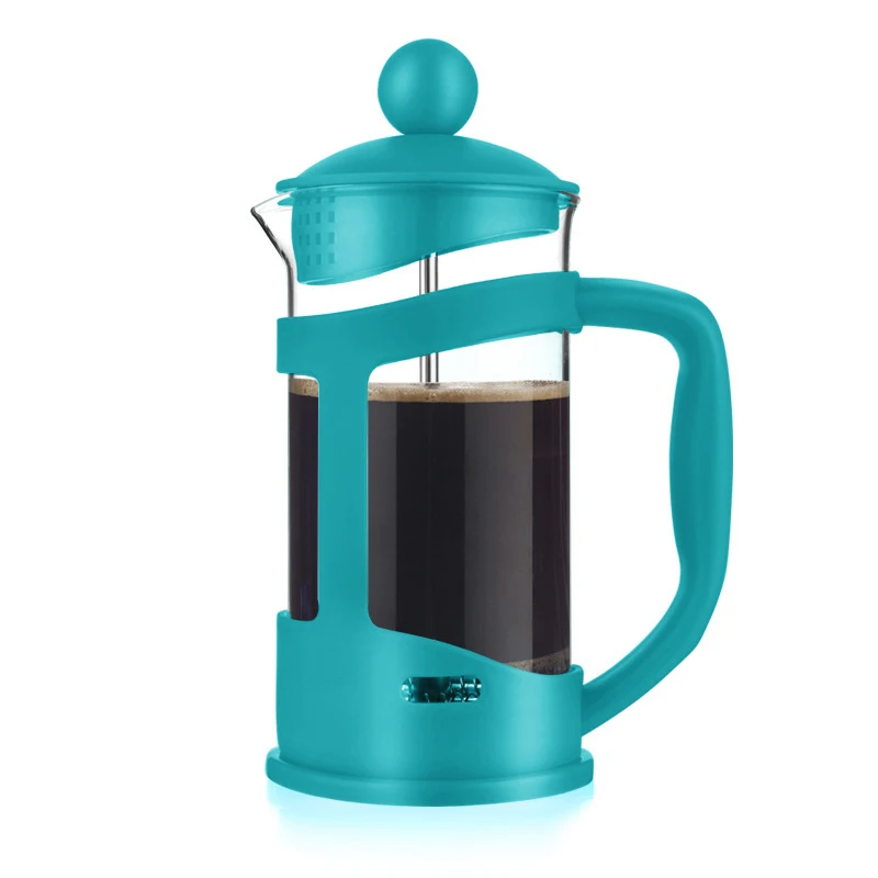350ML Glass Colorful French Press Coffee Tea Maker Household Office Heat Resistant Pot
350ML Glass Colorful French Press Coffee Tea Maker Household Office Heat Resistant Pot