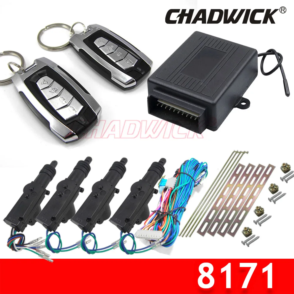 DC 12V car Universal auto Central door lock with Actuator and Hardware remote control 4 door locking quality hot CHADWICK 8171
DC 12V car Universal auto Central door lock with Actuator and Hardware remote control 4 door locking quality hot CHADWICK 8171