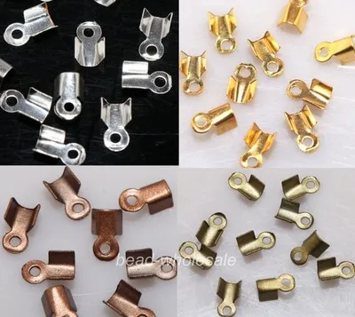 OMH wholesale 500PCS Fold Over End Cord Findings Diy Crimp Bead Cap 6mm 9mm U Pick Color/SizeZL533
OMH wholesale 500PCS Fold Over End Cord Findings Diy Crimp Bead Cap 6mm 9mm U Pick Color/SizeZL533