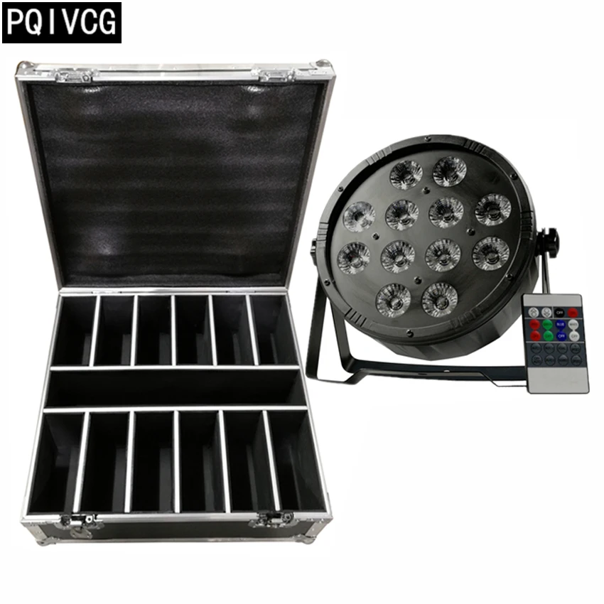 12pcs/Remote Control 12x12w led par lights+flight case rgbw 4in1 par lights flat par dmx dj light 
12pcs/Remote Control 12x12w led par lights+flight case rgbw 4in1 par lights flat par dmx dj light