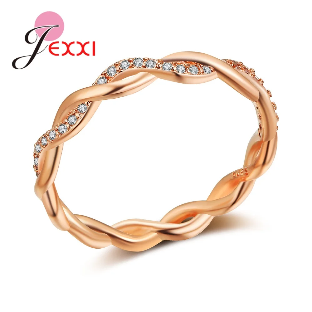 Modern Shiny Rose Gold Color Ring Luxury Fashion Anel Bijoux Women Girl Anniversary Finger Ring Cubic Zirconia Appointment
Modern Shiny Rose Gold Color Ring Luxury Fashion Anel Bijoux Women Girl Anniversary Finger Ring Cubic Zirconia Appointment
