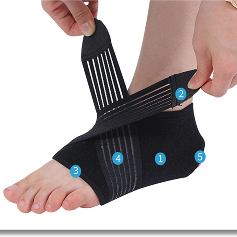 Adjustment Ankle Support Brace Protector Outdoor Basketball Football Support Compression Sport Guard Band Anti Sprain Brace
Adjustment Ankle Support Brace Protector Outdoor Basketball Football Support Compression Sport Guard Band Anti Sprain Brace