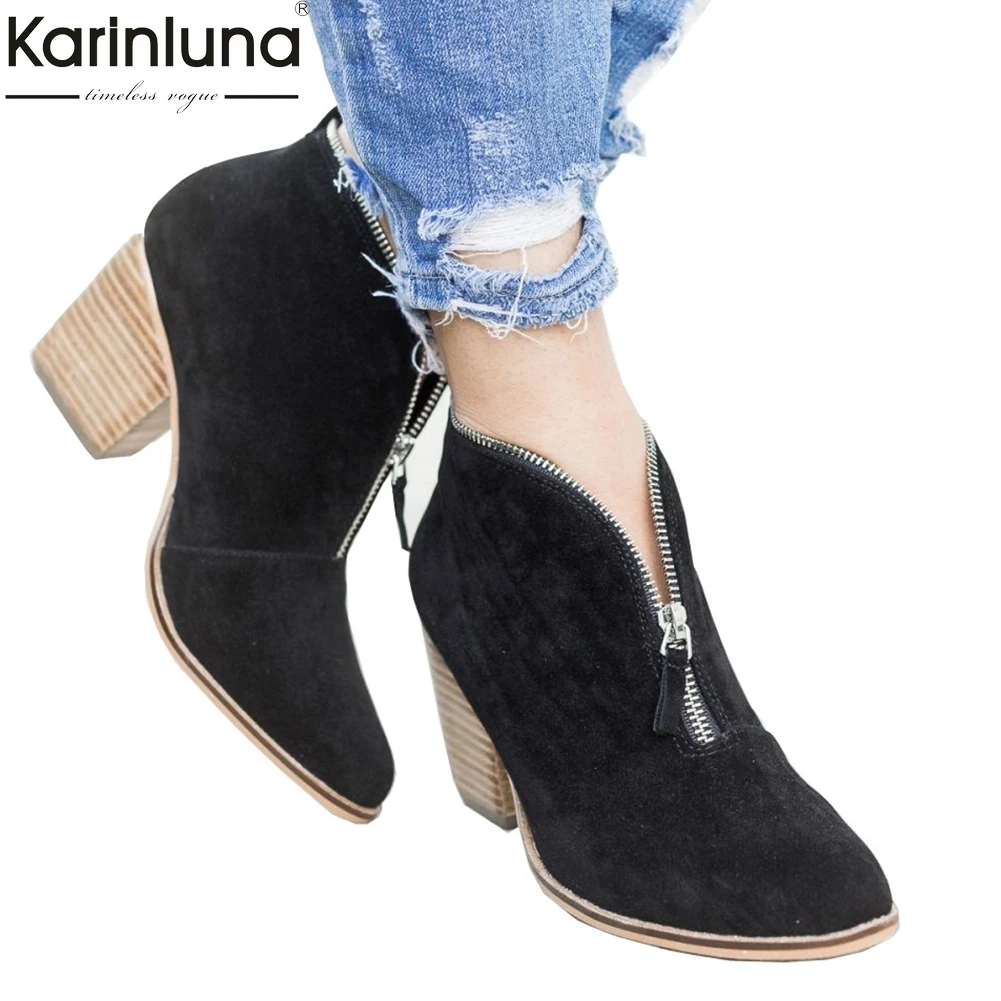 Brand Big Size 35-43 cool flock leopard zipper Women Shoes Woman fashion chunky heels leisure Autumn Ankle Boots women booties
Brand Big Size 35-43 cool flock leopard zipper Women Shoes Woman fashion chunky heels leisure Autumn Ankle Boots women booties
