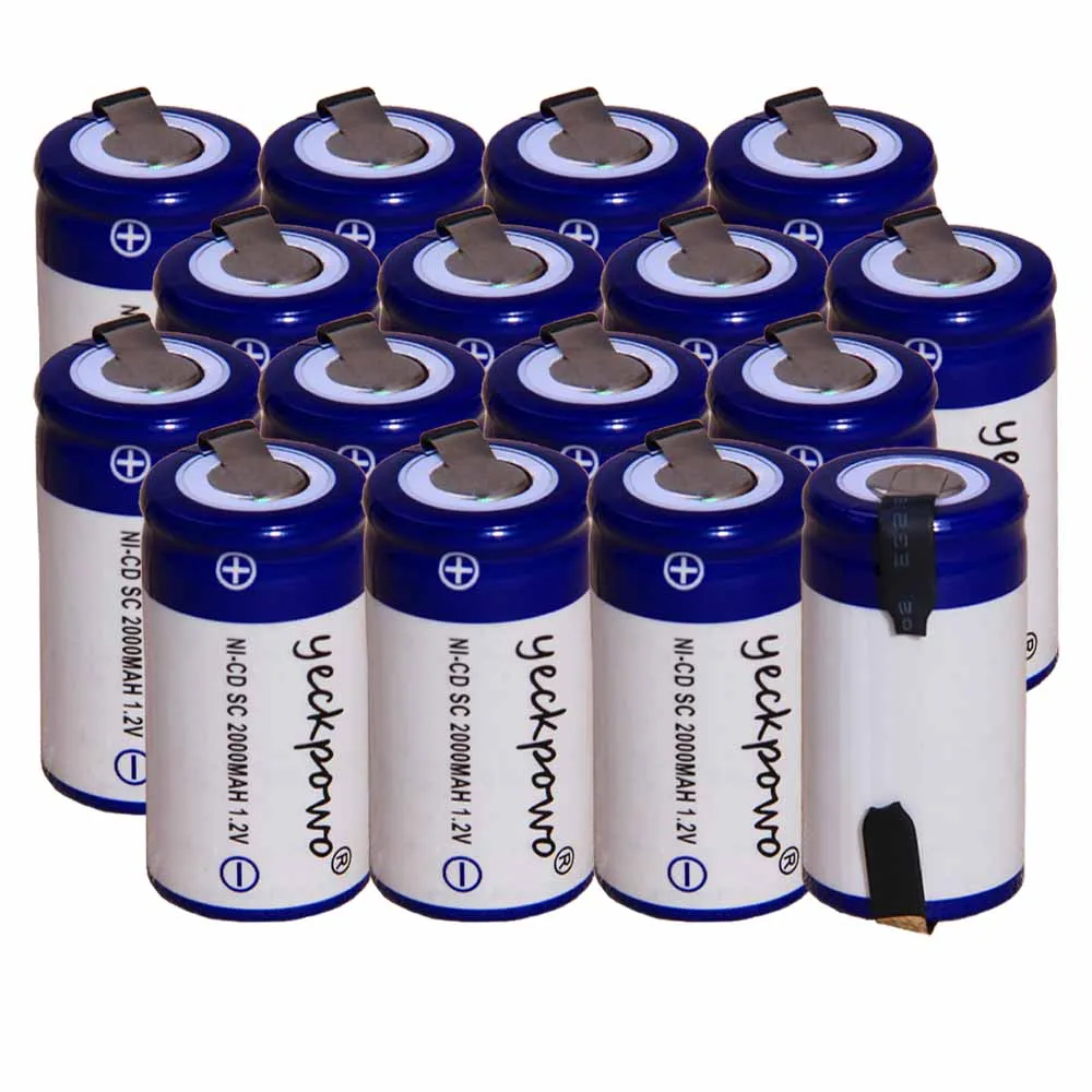Lowest price 16 piece SC battery 1.2v batteries rechargeable 2000mAh nicd battery for power tools akkumulator
Lowest price 16 piece SC battery 1.2v batteries rechargeable 2000mAh nicd battery for power tools akkumulator