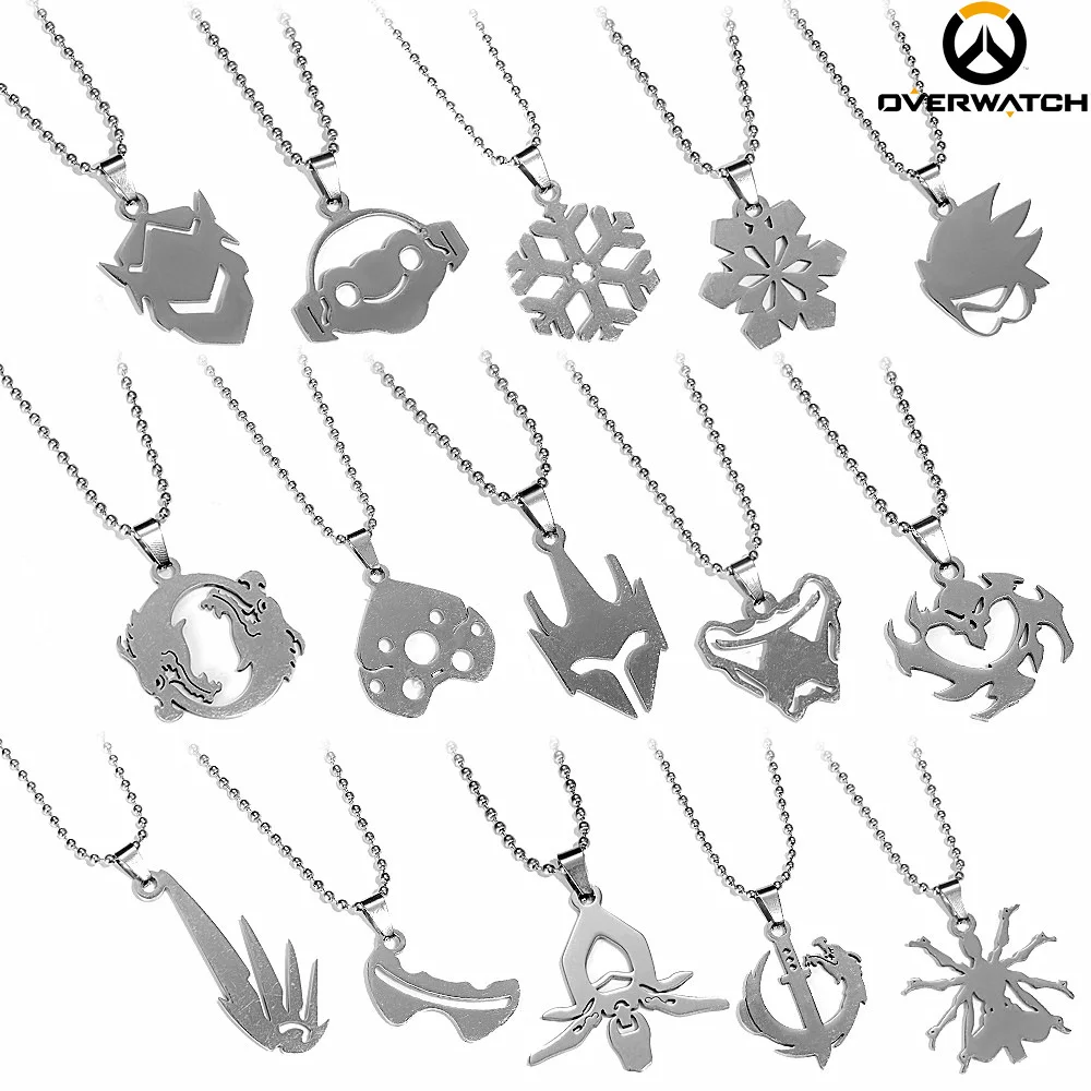 Game Overwatch Link Chain Men Necklaces for Best Friends Tracer Reaper OW Over Watch Necklace Male Neckless Women Christmas Gift
Game Overwatch Link Chain Men Necklaces for Best Friends Tracer Reaper OW Over Watch Necklace Male Neckless Women Christmas Gift