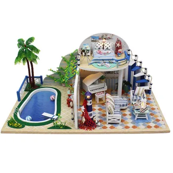 Doll House Miniature with Furniture DIY Wooden Miniaturas Dollhouse Toys for Children Gift X003
Doll House Miniature with Furniture DIY Wooden Miniaturas Dollhouse Toys for Children Gift X003