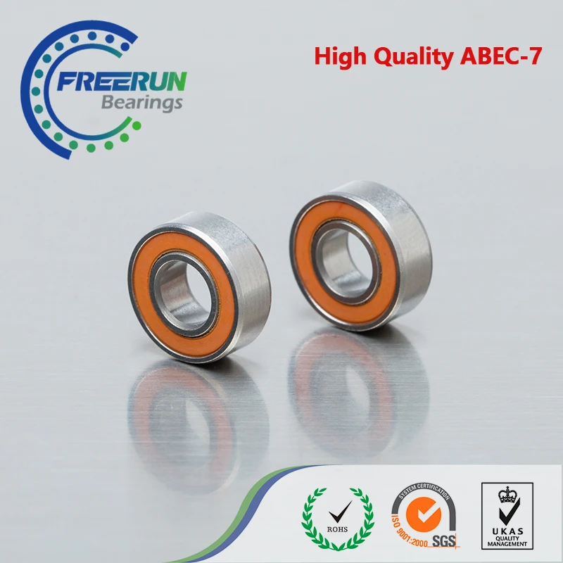 2 шт. 5X10X4 мм SMR105 2OS 2RS carretel de pesca rolamento CB ABEC7 гибридные керамические подшипники вала