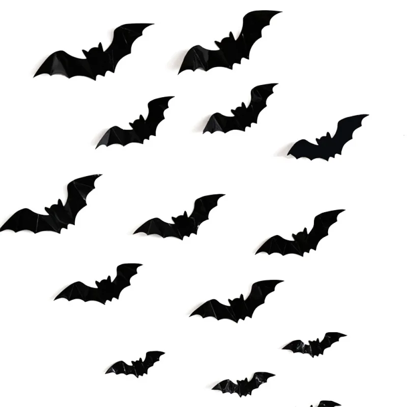 16Pcs Halloween 3D Black Bats Decorations PVC Window Wall Door Stickers Wall Art Decals DIY Halloween Party Supplies Wall Craft
16Pcs Halloween 3D Black Bats Decorations PVC Window Wall Door Stickers Wall Art Decals DIY Halloween Party Supplies Wall Craft