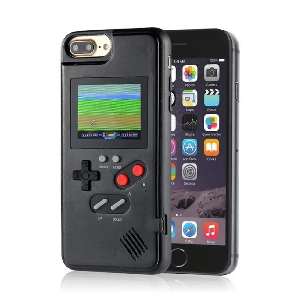 Handheld Retro Game Console Phone Case Compatible with iPhone 6 6s 7 8 Plus Color LCD Screen Display Game Console with 36 Games
Handheld Retro Game Console Phone Case Compatible with iPhone 6 6s 7 8 Plus Color LCD Screen Display Game Console with 36 Games