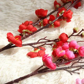 30pcs/lot free shipping Artificial Spring Plum Peach Blossom Branch Silk Flower Home Wedding Decorative Flowers Plastic
30pcs/lot free shipping Artificial Spring Plum Peach Blossom Branch Silk Flower Home Wedding Decorative Flowers Plastic