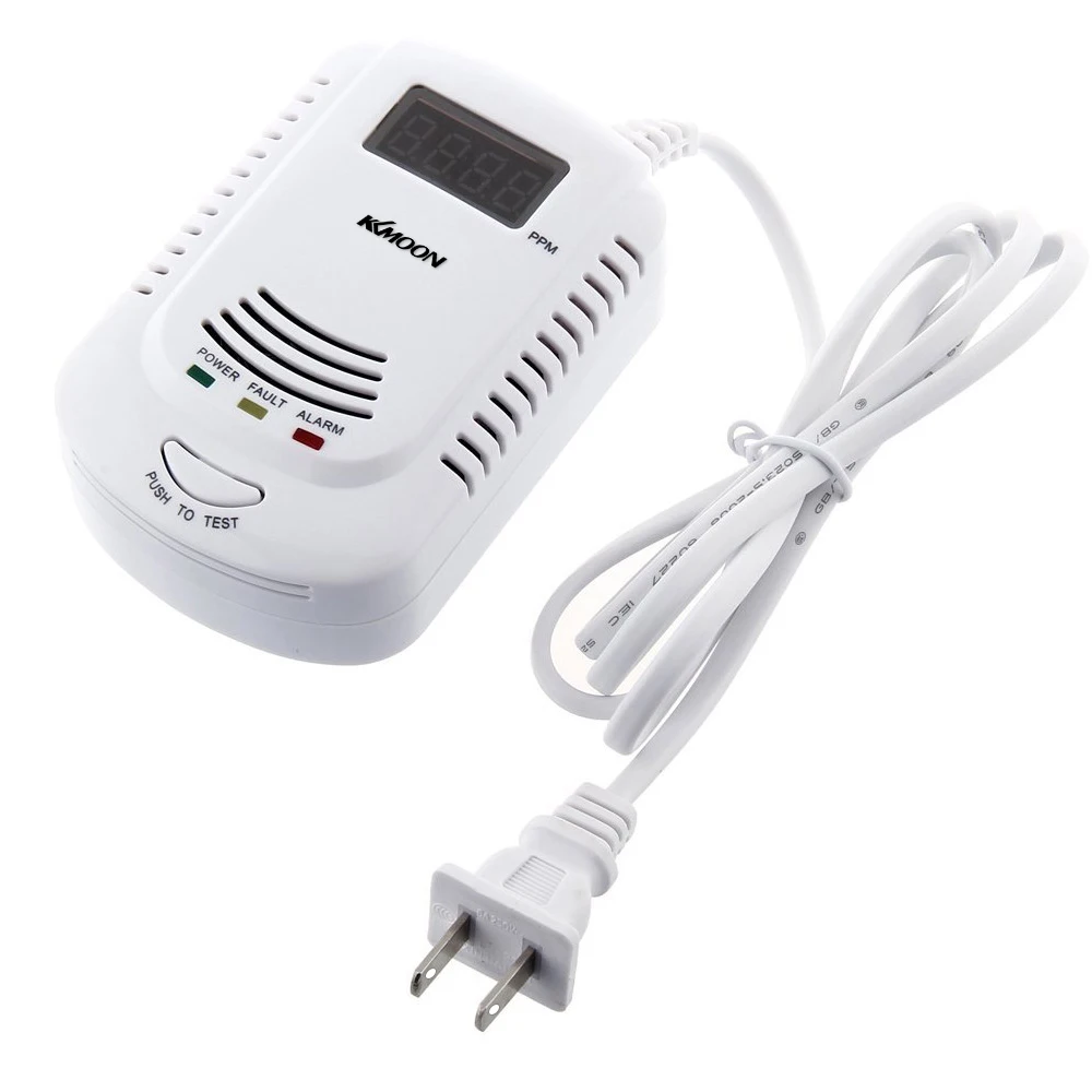 KKmoon Plug-In Combustible Gas Detector Alarm Sensor with Voice Warning and 9-Volt Battery Backup Security Alarm
KKmoon Plug-In Combustible Gas Detector Alarm Sensor with Voice Warning and 9-Volt Battery Backup Security Alarm