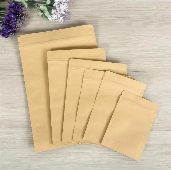 20pcs Small Kraft Paper Zip Lock Bag Inner Aluminum Foil Tea Pouch Reusable Flat Food Packaging Zipper Bag
20pcs Small Kraft Paper Zip Lock Bag Inner Aluminum Foil Tea Pouch Reusable Flat Food Packaging Zipper Bag