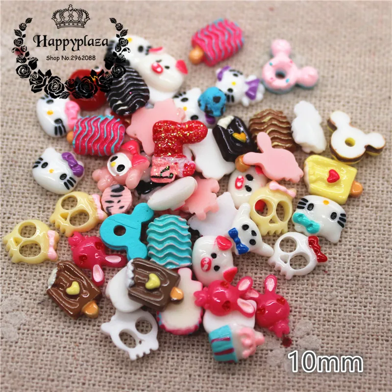 30PCS Mix Designs Cute Mini Resin Dessert/Cartoon Animal Flatback Cabochon DIY Nail deco/Craft Scrapbooking,about 10mm
30PCS Mix Designs Cute Mini Resin Dessert/Cartoon Animal Flatback Cabochon DIY Nail deco/Craft Scrapbooking,about 10mm