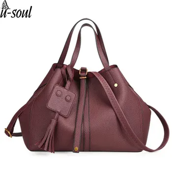 Fashion Women Handbag Ladies Tassel Bag Pu Women Leather Handbag Female Crossbody Shoulder Bags Vintage Bag A2967
Fashion Women Handbag Ladies Tassel Bag Pu Women Leather Handbag Female Crossbody Shoulder Bags Vintage Bag A2967