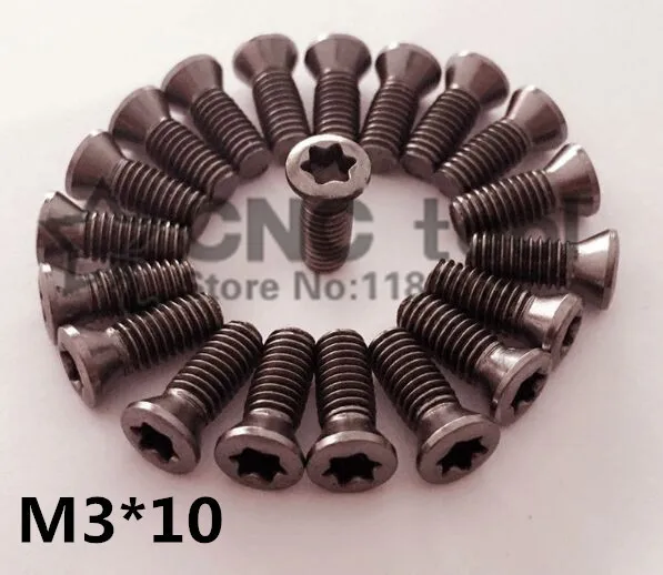 50pcs M3.0*10mm CNC lathe tool spare screws Torx screws ,Insert Torx Screw for Replaces Carbide Inserts lathe accessories
50pcs M3.0*10mm CNC lathe tool spare screws Torx screws ,Insert Torx Screw for Replaces Carbide Inserts lathe accessories
