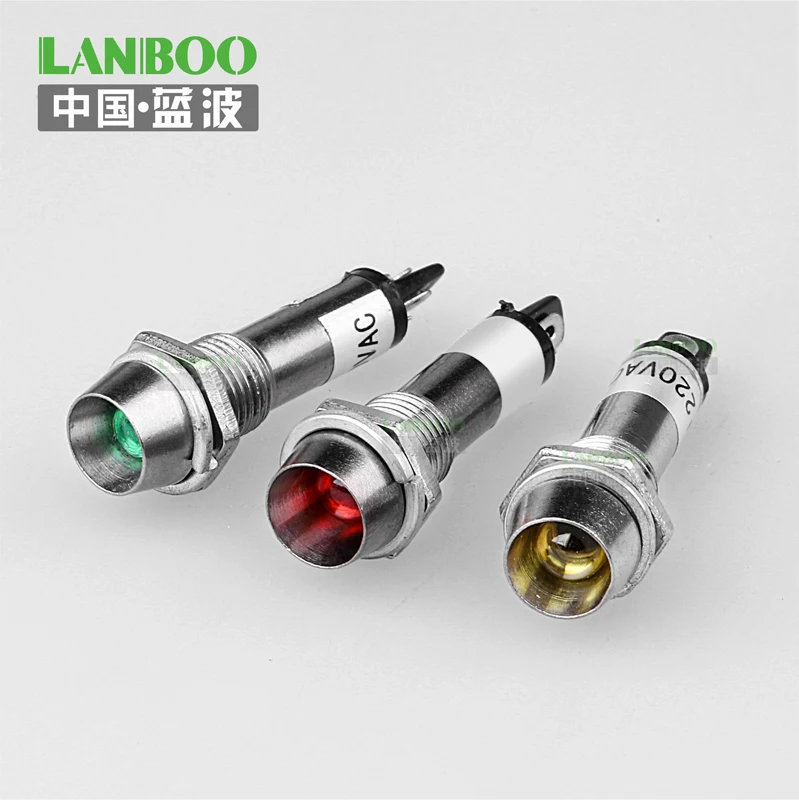 50PCS Metal Indicator Light 3V 5V 6V 9V 12V 24V 110V 220V Red Yellow Green White Blue With signal light
50PCS Metal Indicator Light 3V 5V 6V 9V 12V 24V 110V 220V Red Yellow Green White Blue With signal light