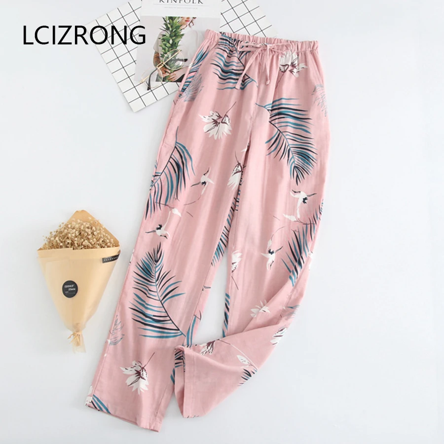 Spring Harajuku Cotton Long Sleep Bottoms Women Print Plus Size Drawstring Loose Pajama Pants Leisure Thin Sleep Pants Female
Spring Harajuku Cotton Long Sleep Bottoms Women Print Plus Size Drawstring Loose Pajama Pants Leisure Thin Sleep Pants Female