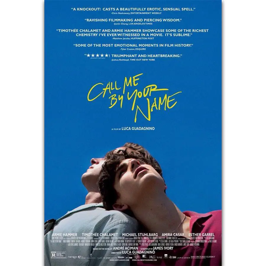 E028 Art Call Me by Your Name USA Love Movie Film Movie Light Canvas Custom Poster 24x36 27x40 inch Home Decor
E028 Art Call Me by Your Name USA Love Movie Film Movie Light Canvas Custom Poster 24x36 27x40 inch Home Decor