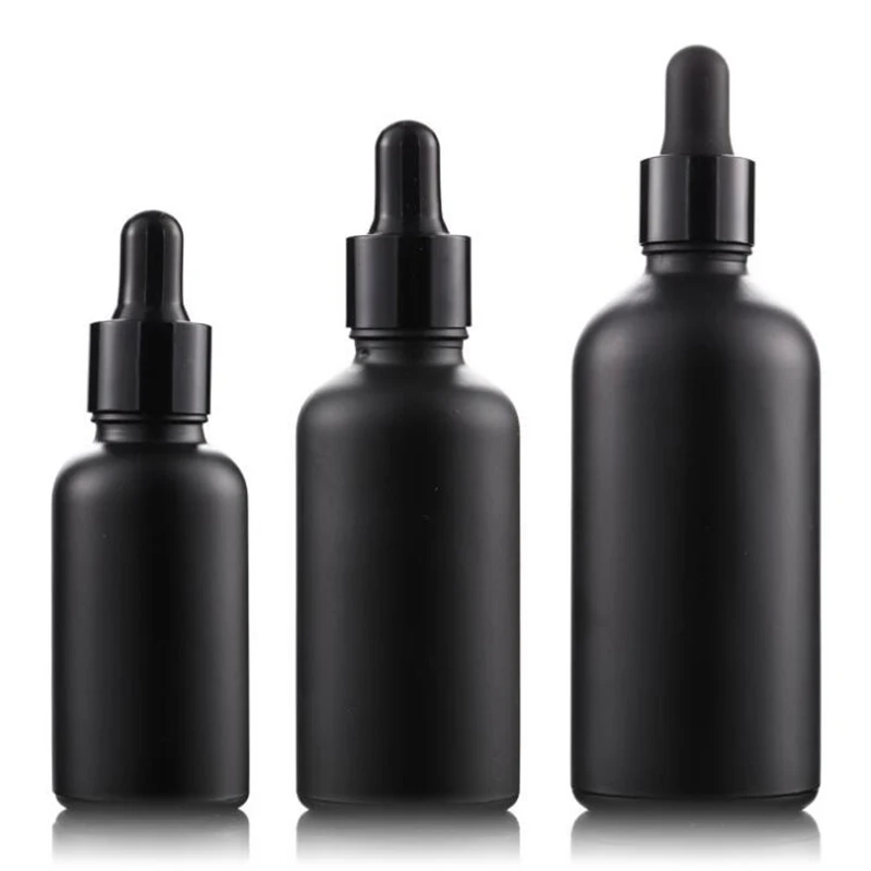 In Stock Matte Black 30ml 50ml 100ml essential oil dropper glass bottles with glass pipette for cosmetic e liquid packaging
In Stock Matte Black 30ml 50ml 100ml essential oil dropper glass bottles with glass pipette for cosmetic e liquid packaging