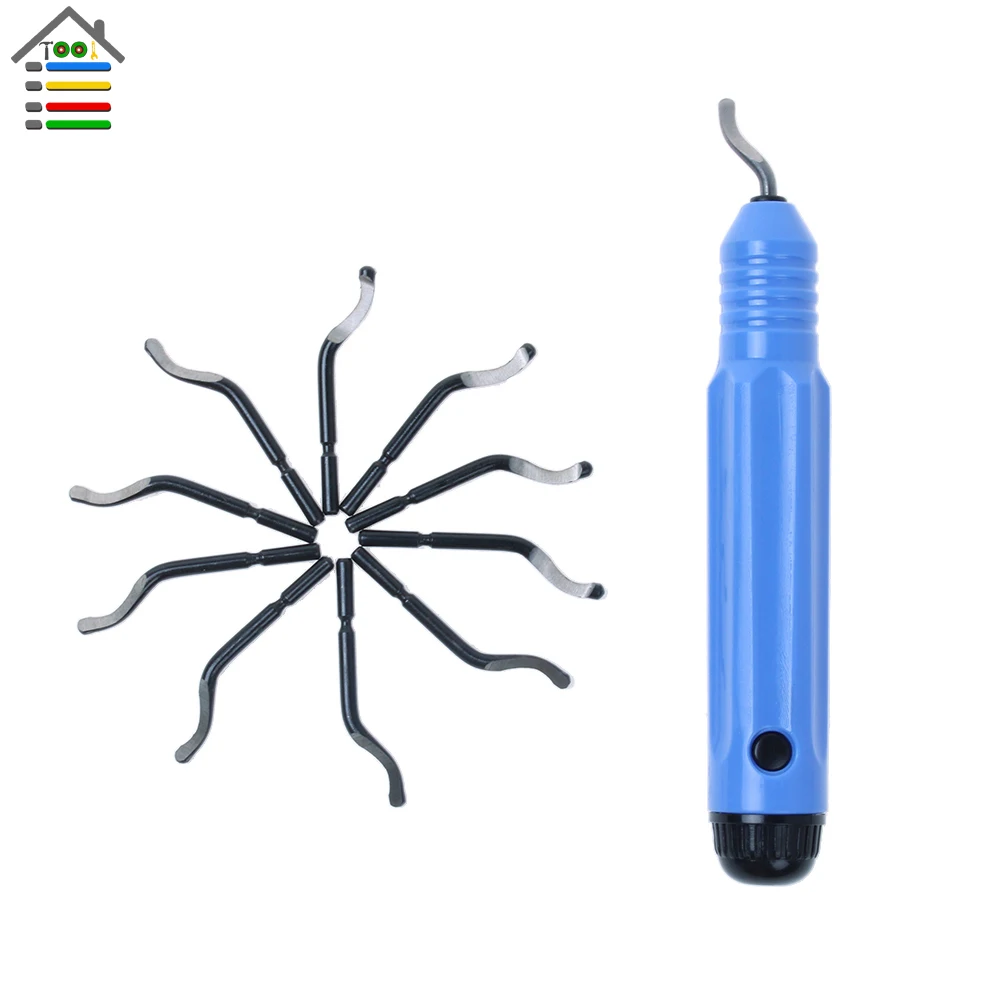 Handle Burr Metal Repair Deburring Tool Kit 10pc Router Bit Rotary Deburr Blades Remover Hand DeburRed for Wood Plastic Aluminum
Handle Burr Metal Repair Deburring Tool Kit 10pc Router Bit Rotary Deburr Blades Remover Hand DeburRed for Wood Plastic Aluminum