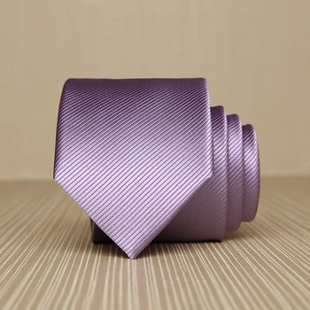 High Quality 2019 New Men Business Ties Casual 6CM Slim Ties for Men Violet Elegant Neckties Skinny Striped Mens Ties L6018 
High Quality 2019 New Men Business Ties Casual 6CM Slim Ties for Men Violet Elegant Neckties Skinny Striped Mens Ties L6018