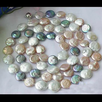 New Arriver Real Pearl Jewellery,33inches Long Pearl Necklace,13-14mm Coin White Black Pink Color Freshwater Pearl Necklace.
New Arriver Real Pearl Jewellery,33inches Long Pearl Necklace,13-14mm Coin White Black Pink Color Freshwater Pearl Necklace.