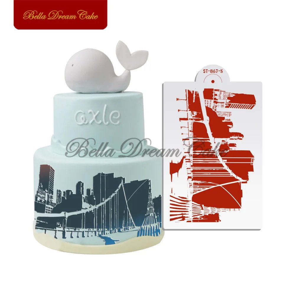 Florence Cathedral Decoration Stencil Design Cake Fondant Cake Border Stencil Wall Plastic Template Decorating Tools ST-867-5
Florence Cathedral Decoration Stencil Design Cake Fondant Cake Border Stencil Wall Plastic Template Decorating Tools ST-867-5