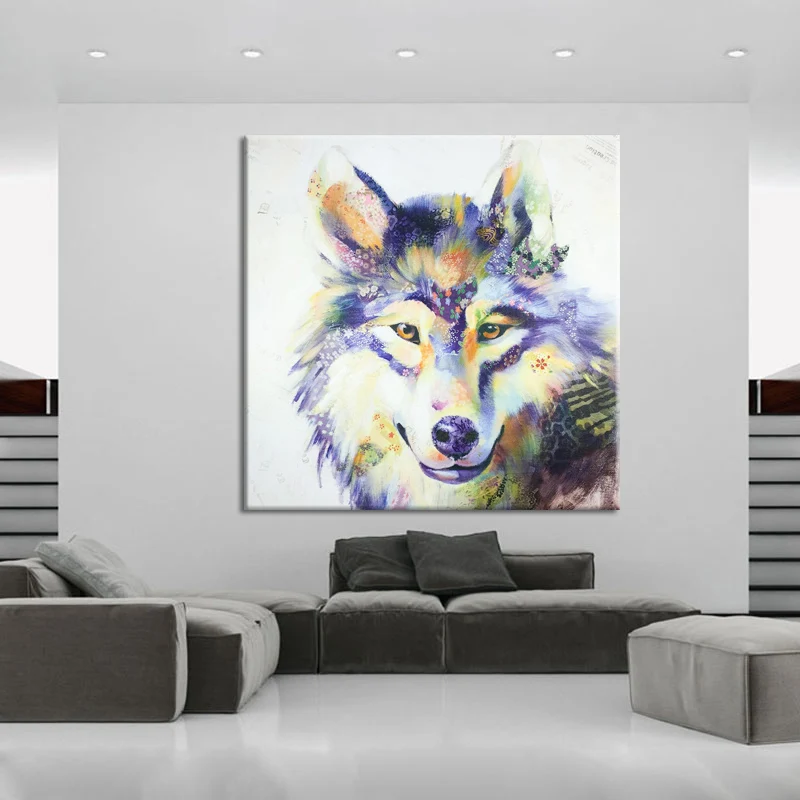 Artist 100%Handmade Abstract Grey And Animals Wolf Oil Painting On Canvas Wolf Portrait Head Oil Painting Art
Artist 100%Handmade Abstract Grey And Animals Wolf Oil Painting On Canvas Wolf Portrait Head Oil Painting Art